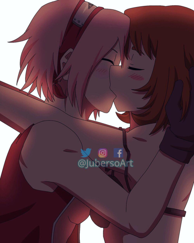 ochako uraraka+sakura haruno