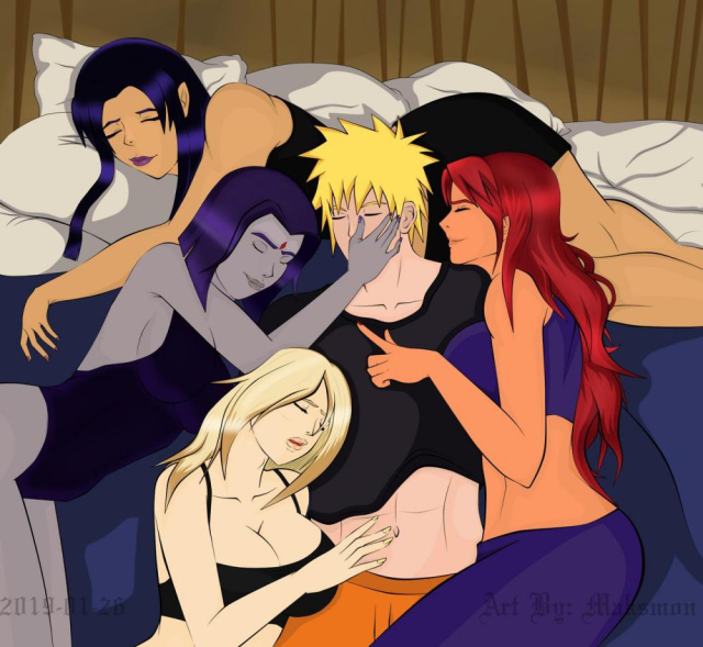 blackfire+komand'r+koriand'r+raven+starfire+terra (dc)+uzumaki naruto