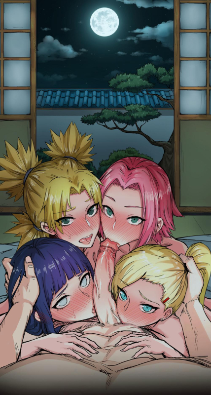 hyuuga hinata+ino yamanaka+sakura haruno+temari