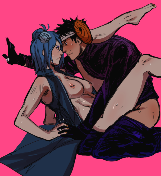 konan+uchiha obito